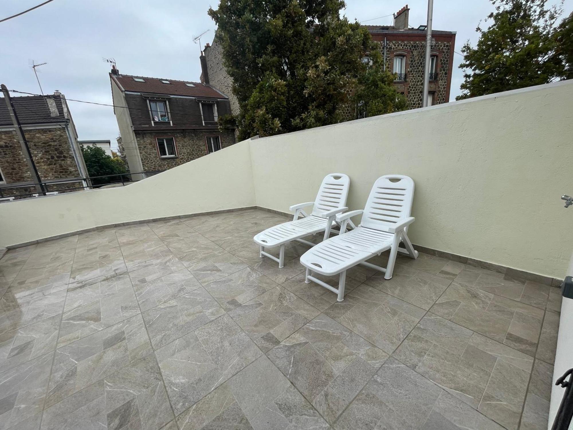 Appartement Avec Terrasse Et Ciel Etoile ! Noisy-le-Sec Buitenkant foto